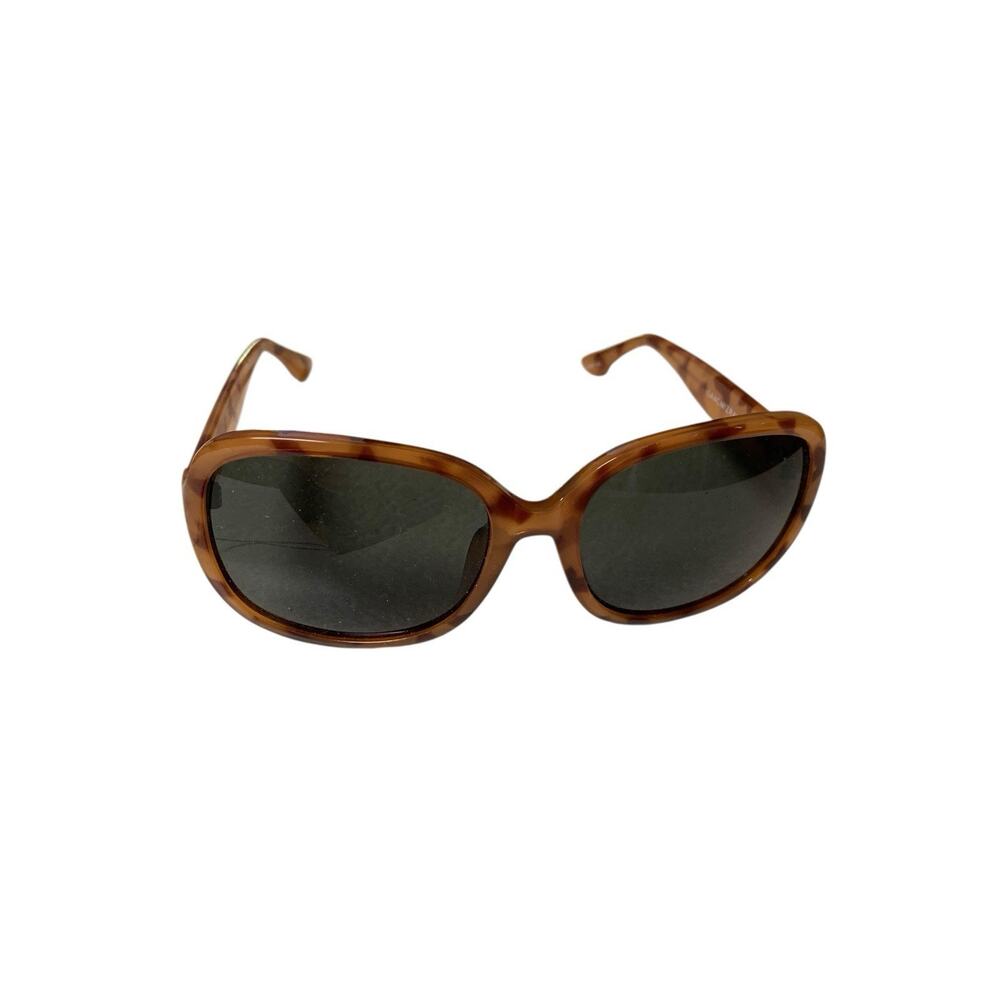 Isaac Mizrahi Live Brown Tortoise Oversized Sunglasses Retro Animal Print i-Land
